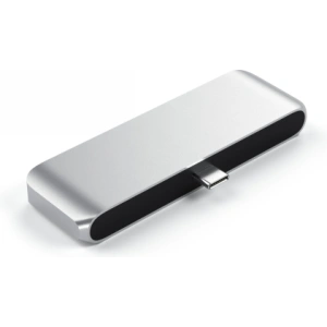 Kup Satechi Hub Aluminium Mobile Pro Hub USB-C (USB-C 60W, 4K HDMI, USB-A 3.0, Klinkenanschluss) (silber) - STH56 - {ean13} - Sklep Home Screen