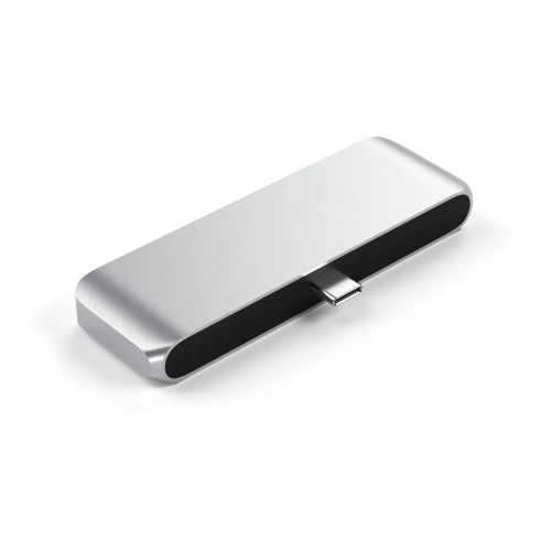 Kup Satechi Hub Aluminium Mobile Pro Hub USB-C (USB-C 60W, 4K HDMI, USB-A 3.0, Klinkenanschluss) (silber) - STH56 - {ean13} - Sklep Home Screen