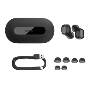 Buy Baseus Bowie EZ10 TWS Earphones Bluetooth 5.3 (black) - BSU4198 - {ean13} - Home Screen Store Europe