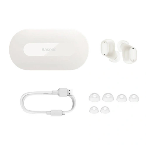 Buy Baseus Bowie EZ10 TWS Earphones Bluetooth 5.3 (white) - BSU4199 - {ean13} - Home Screen Store Europe