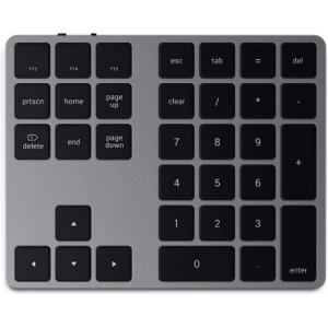 Kup Bezdrátová numerická klávesnice Satechi Aluminium Extended Keypad Bluetooth (space gray) - STH57 - {ean13} - Sklep Home Screen