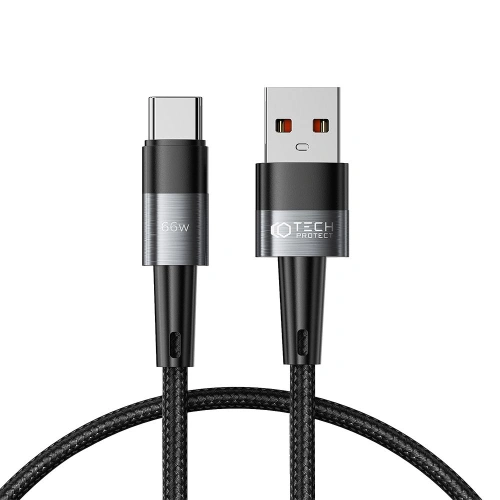 Kup Cablul Tech-Protect Ultraboost USB-A/USB-C 66W 6A 25cm Gri - THP2006 - {ean13} - Sklep Home Screen