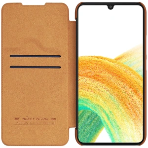 Kup Nillkin Samsung Tasche Qin Leder Galaxy A34 5G braun - NLK1123 - {ean13} - Sklep Home Screen