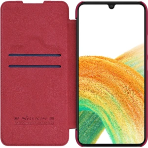 Kup Nillkin Samsung Tasche Qin Leder Galaxy A34 5G rot - NLK1124 - {ean13} - Sklep Home Screen