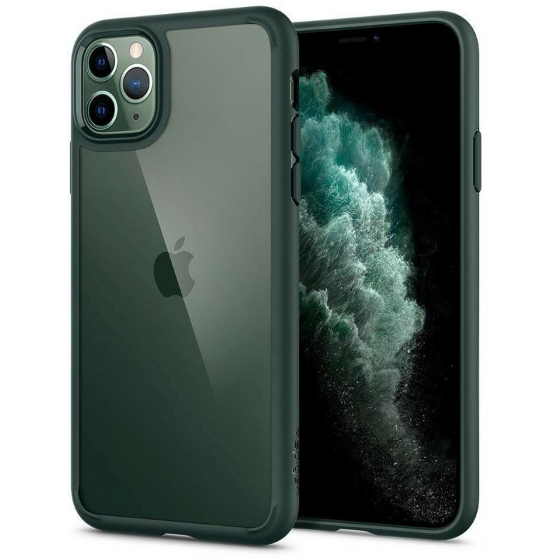 Kup Etui Spigen Ultra Hybrid Apple iPhone 11 Pro Midnight Green - 8809685622826 - SPN952GRN - Homescreen.pl