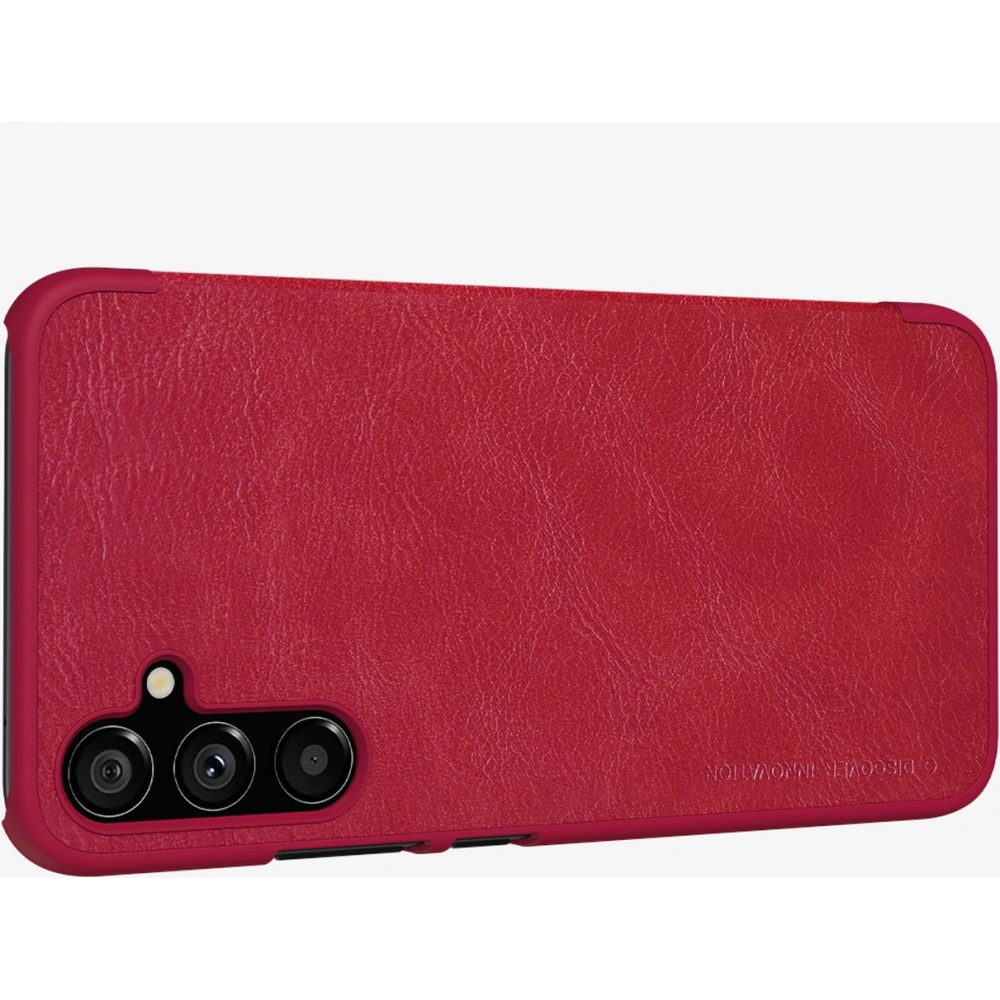Etui Nillkin Qin Leather Samsung Galaxy A34 5G czerwone