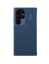 Etui Nillkin Qin Cloth Pro Samsung Galaxy S23 Ultra niebieskie