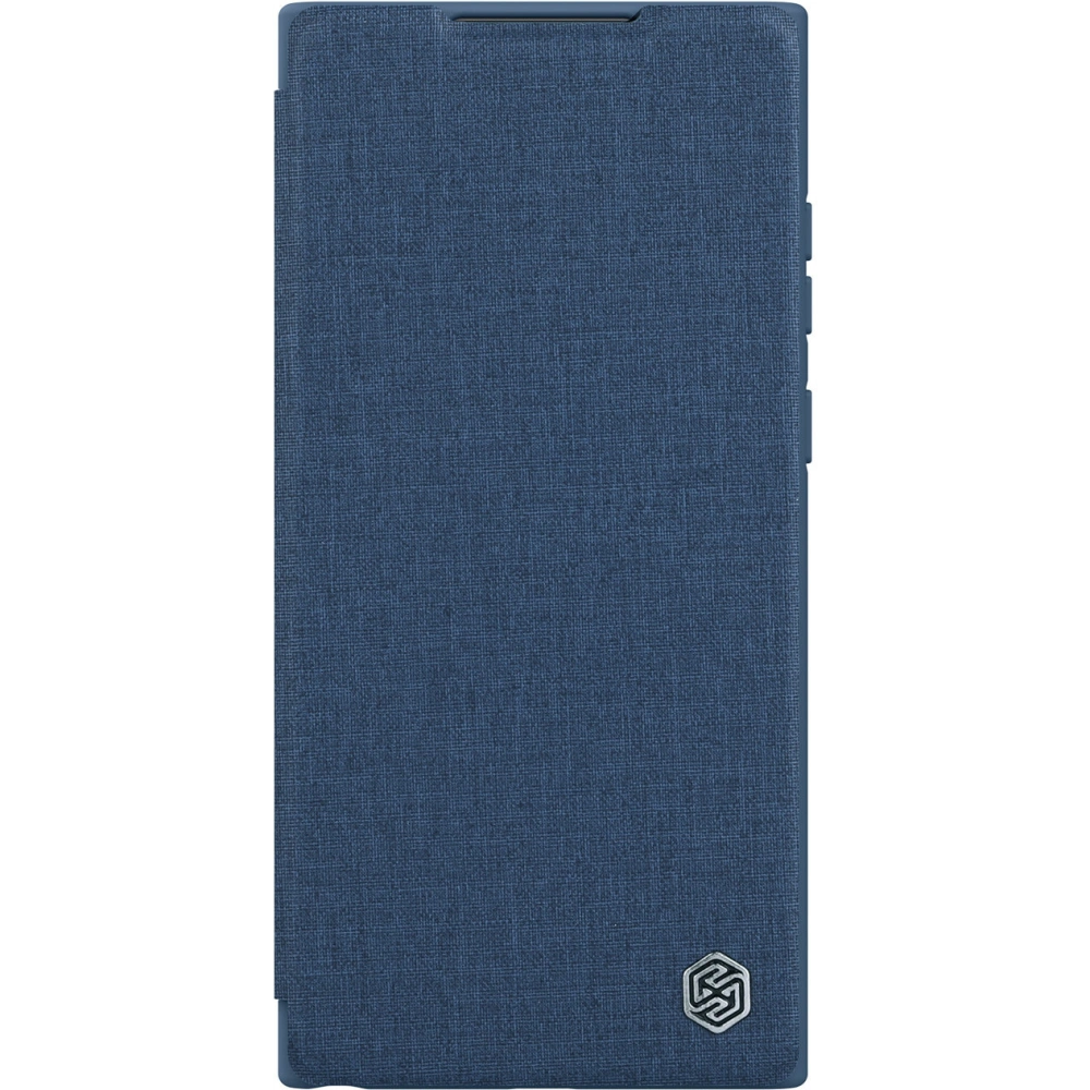Etui Nillkin Qin Cloth Pro Samsung Galaxy S23 Ultra niebieskie
