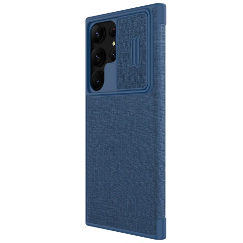 Kup Nillkin Samsung Tasche Qin Cloth Pro Galaxy S23 Ultra blau - NLK1126 - {ean13} - Sklep Home Screen