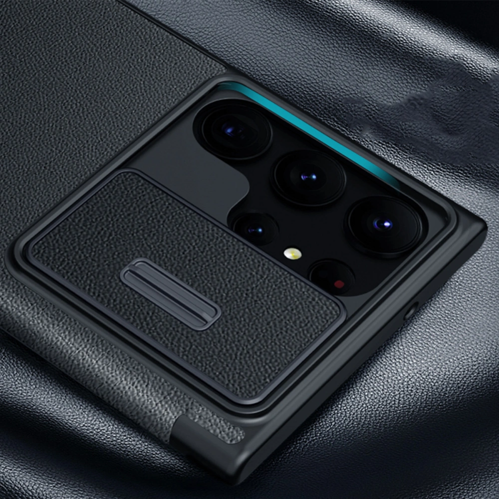 Etui Nillkin Qin Cloth Pro Samsung Galaxy S23 Ultra niebieskie