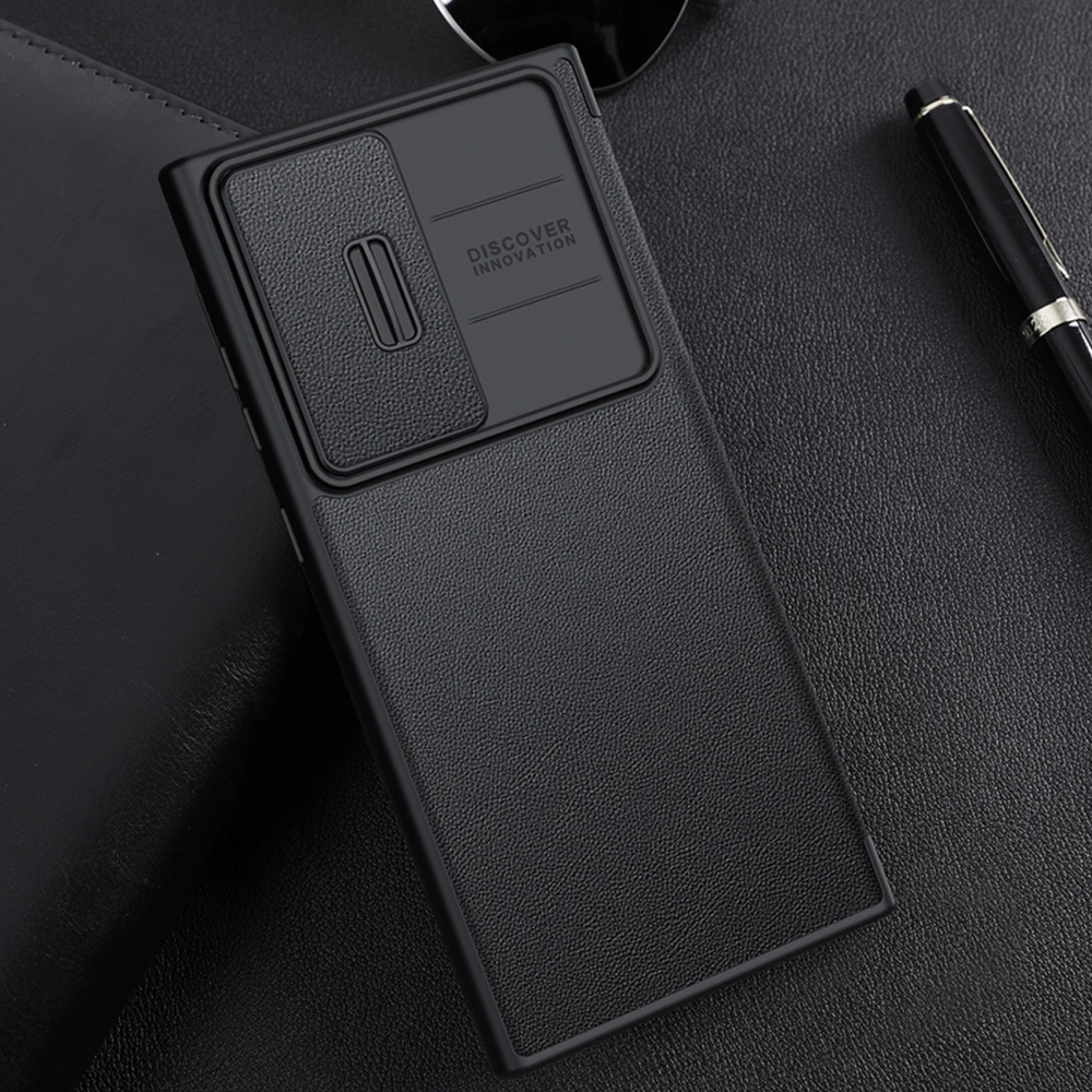 Etui Nillkin Qin Cloth Pro Samsung Galaxy S23 Ultra niebieskie