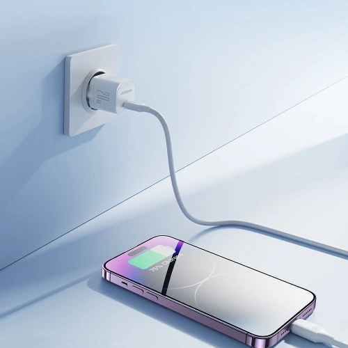 Kup Nabíječka Joyroom JR-TCF02 USB-C 20W PD + kabel USB C/Lightning bílá - JYR739 - {ean13} - Sklep Home Screen