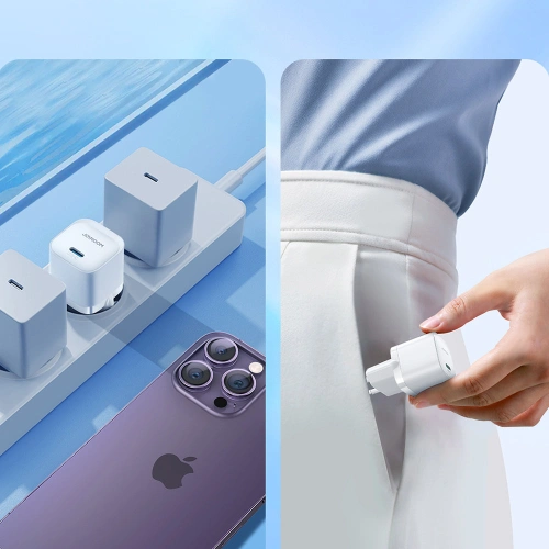 Kup Nabíječka Joyroom JR-TCF02 USB-C 20W PD + kabel USB C/Lightning bílá - JYR739 - {ean13} - Sklep Home Screen
