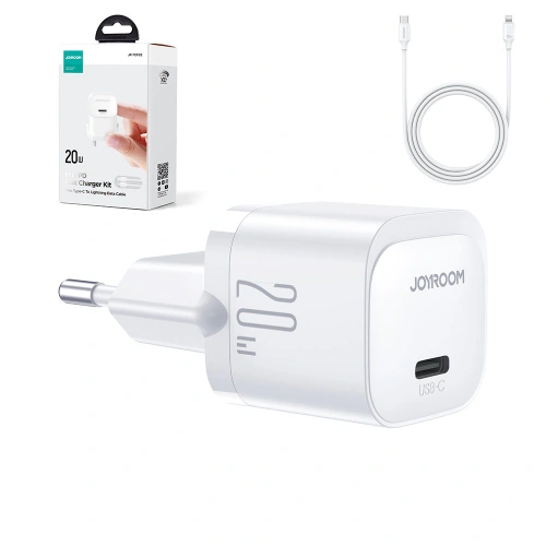 Kup Nabíječka Joyroom JR-TCF02 USB-C 20W PD + kabel USB C/Lightning bílá - JYR739 - {ean13} - Sklep Home Screen