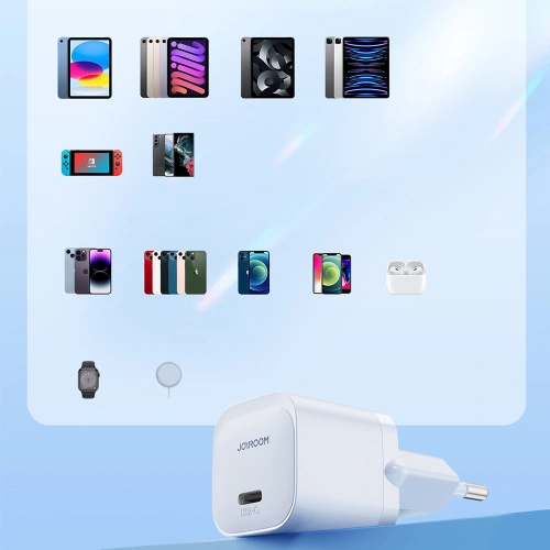 Buy Joyroom JR-TCF02 Wall Charger USB-C 20W PD white - JYR740 - {ean13} - Home Screen Store Europe