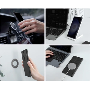 Kup Etui Nillkin CamShield Silky Magnetic MagSafe Samsung Galaxy S23 Ultra černé - NLK1138 - {ean13} - Sklep Home Screen