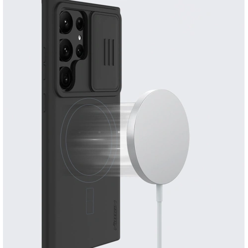 Kup Etui Nillkin CamShield Silky Magnetic MagSafe Samsung Galaxy S23 Ultra negre - NLK1138 - {ean13} - Sklep Home Screen