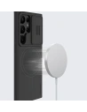 Kup Etui Nillkin CamShield Silky Magnetic MagSafe Samsung Galaxy S23 Ultra fekete - NLK1138 - {ean13} - Sklep Home Screen