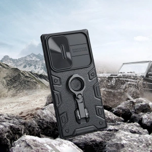 Kup Etui Nillkin CamShield Armor Pro Magnetic MagSafe Samsung Galaxy S23 Ultra černé - NLK1139 - {ean13} - Sklep Home Screen