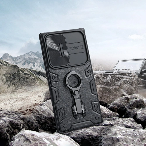 Kup Etui Nillkin CamShield Armor Pro Magnetic MagSafe Samsung Galaxy S23 Ultra czarne - NLK1139 - {ean13} - Sklep Home Screen