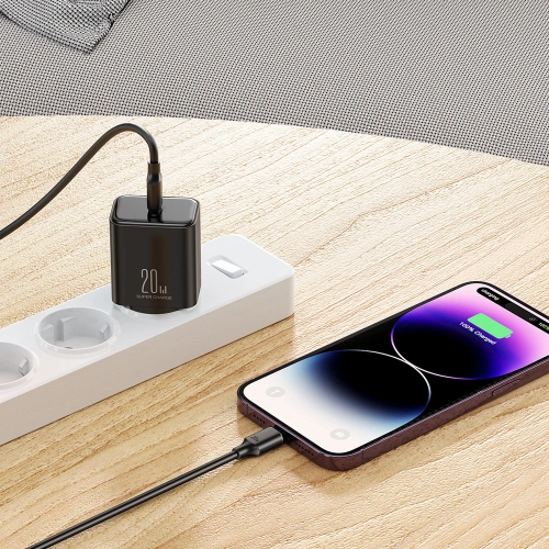 Kup Încărcător rețea Joyroom JR-TCF06 USB-C 20W PD negru - JYR743 - {ean13} - Sklep Home Screen