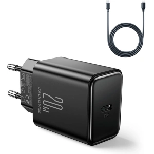 Kup Încărcător rețea Joyroom JR-TCF06 USB-C 20W PD negru - JYR743 - {ean13} - Sklep Home Screen