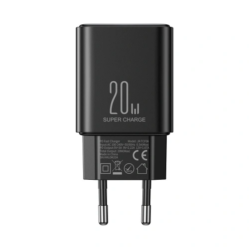 Kup Încărcător rețea Joyroom JR-TCF06 USB-C 20W PD negru - JYR743 - {ean13} - Sklep Home Screen