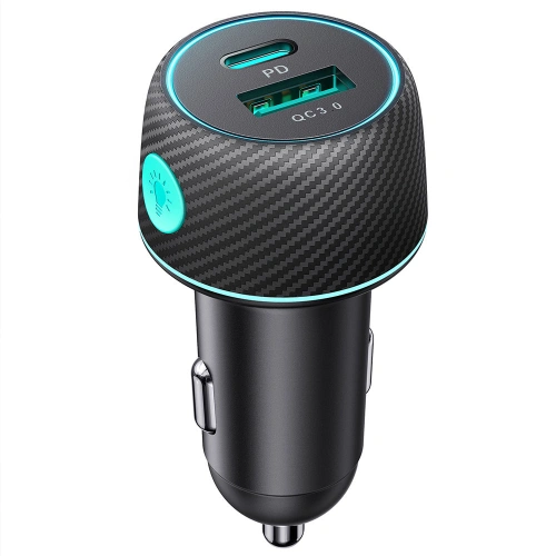 Kup Joyroom Autoladegerät JR-CCN01 USB-C + USB-A 60W schwarz - JYR744 - {ean13} - Sklep Home Screen