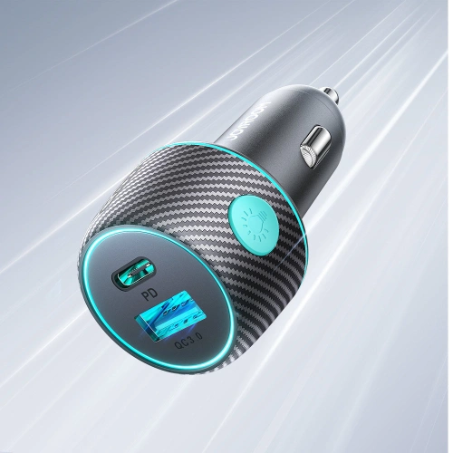 Kup Autonabíječka Joyroom JR-CCN01 USB-C + USB-A 60W černá - JYR744 - {ean13} - Sklep Home Screen