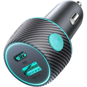 Kup Ładowarka samochodowa Joyroom JR-CCN01 USB-C + USB-A 60W czarna - JYR744 - {ean13} - Sklep Home Screen