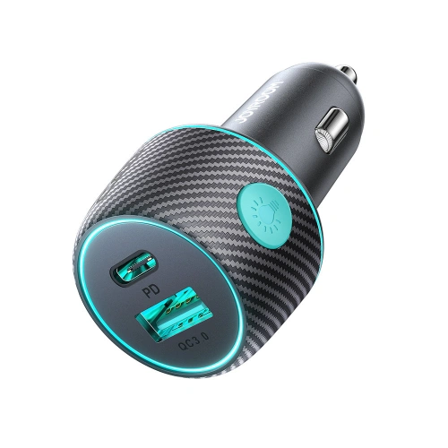 Kup Încărcător auto Joyroom JR-CCN01 USB-C + USB-A 60W negru - JYR744 - {ean13} - Sklep Home Screen