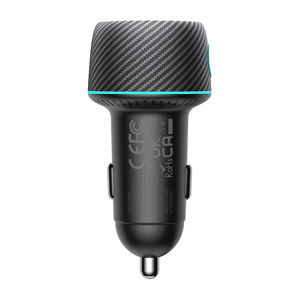 Ładowarka samochodowa Joyroom JR-CCN01 USB-C + USB-A 60W czarna