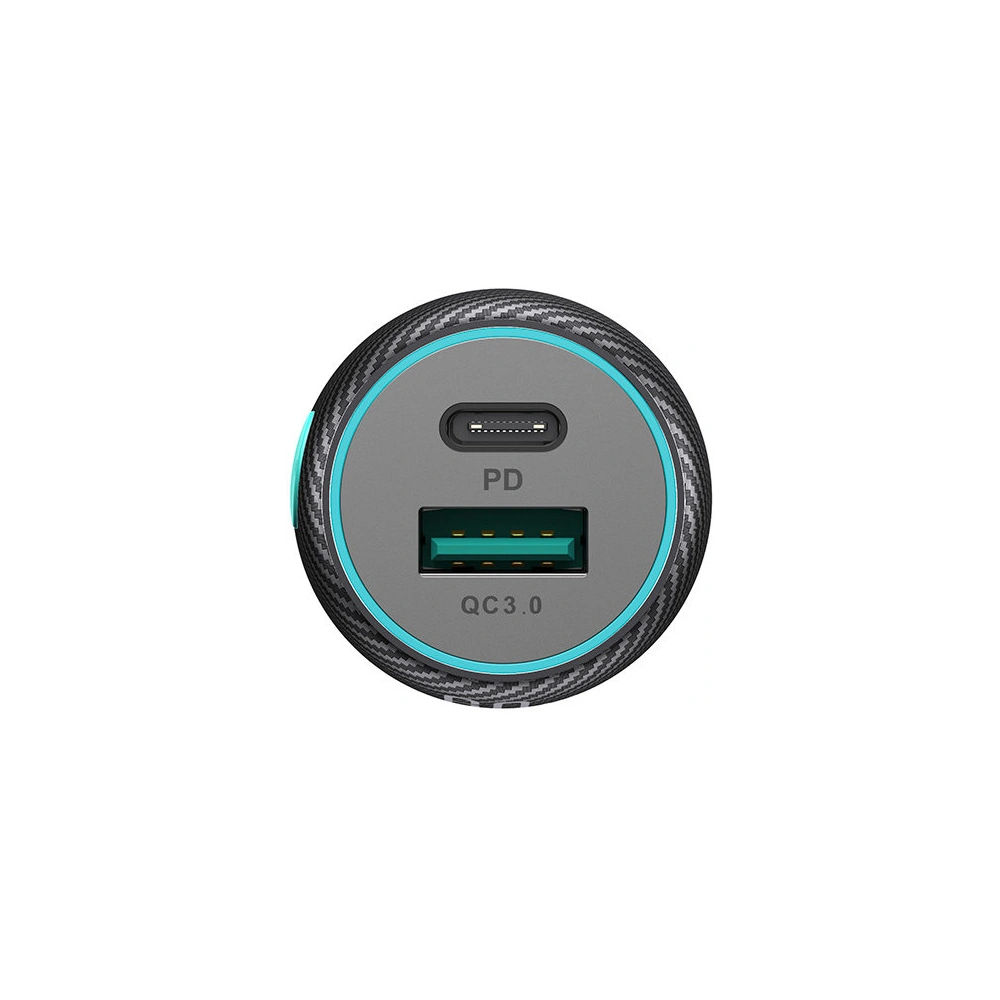 Ładowarka samochodowa Joyroom JR-CCN01 USB-C + USB-A 60W czarna