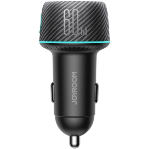 Kup Ładowarka samochodowa Joyroom JR-CCN01 USB-C + USB-A 60W czarna - JYR744 - {ean13} - Sklep Home Screen