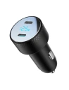 Joyroom Autoladegerät JR-CCD02 2x USB-C 70W LED schwarz