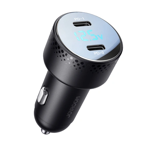 Kup Autonabíječka Joyroom JR-CCD02 2x USB-C 70W LED černá - JYR746 - {ean13} - Sklep Home Screen