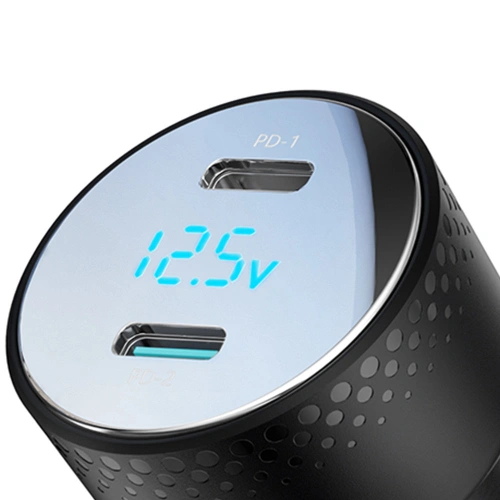 Kup Autonabíječka Joyroom JR-CCD02 2x USB-C 70W LED černá - JYR746 - {ean13} - Sklep Home Screen