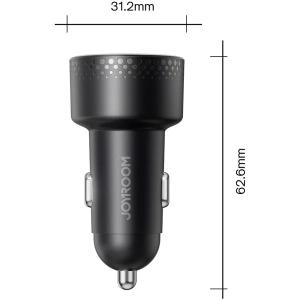 Kup Ładowarka samochodowa Joyroom JR-CCD02 2x USB-C 70W LED czarna - JYR746 - {ean13} - Sklep Home Screen