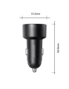 Kup Autós töltő Joyroom JR-CCD02 2x USB-C 70W LED fekete - JYR746 - {ean13} - Sklep Home Screen