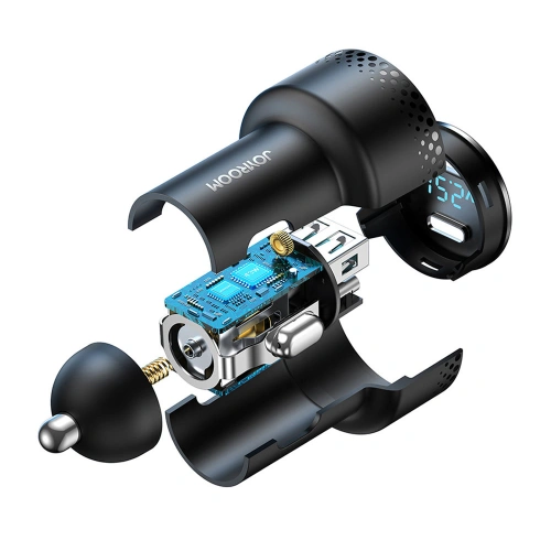 Kup Încărcător auto Joyroom JR-CCD02 2x USB-C 70W LED negru - JYR746 - {ean13} - Sklep Home Screen