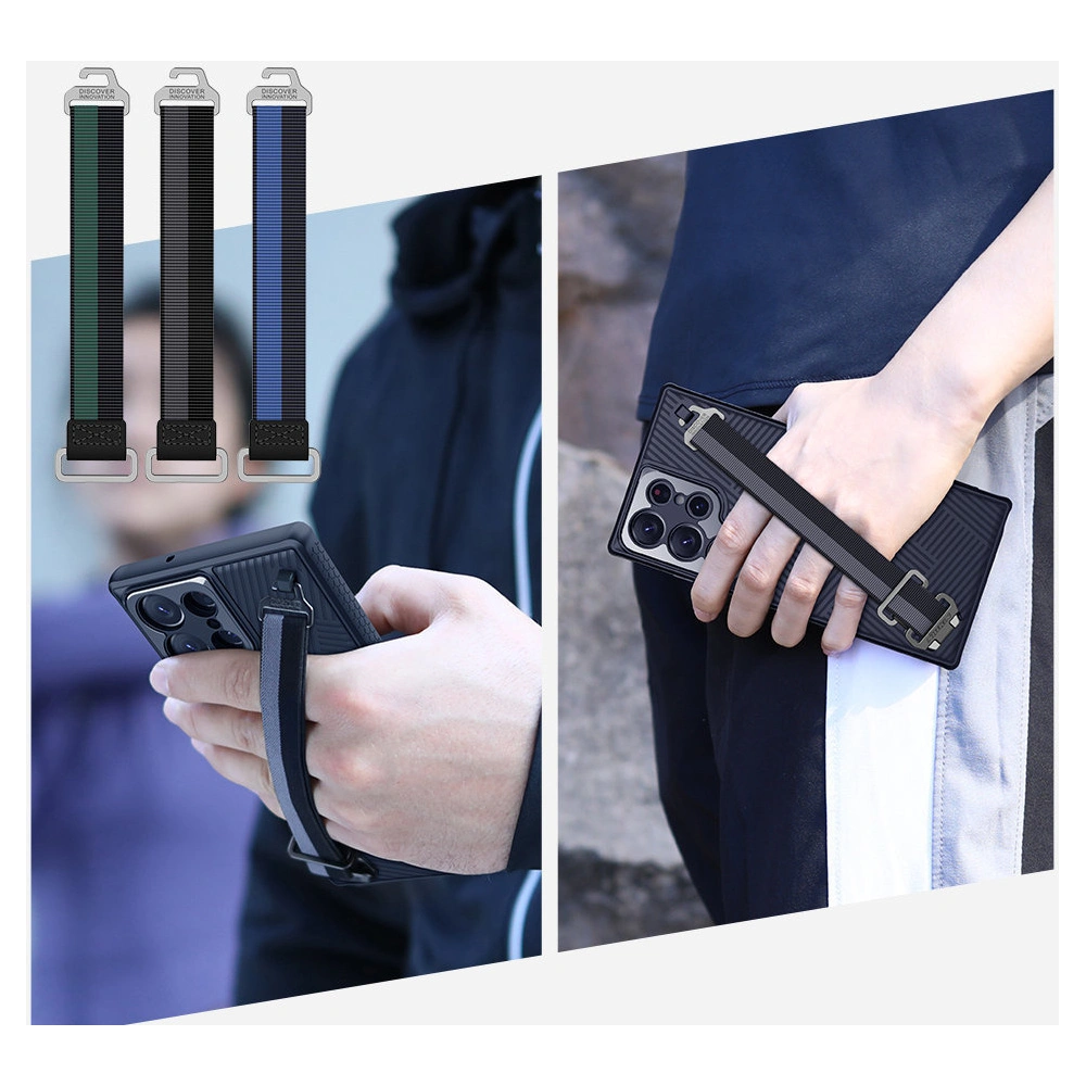 Etui Nillkin Strap Samsung Galaxy S23 Ultra niebieskie