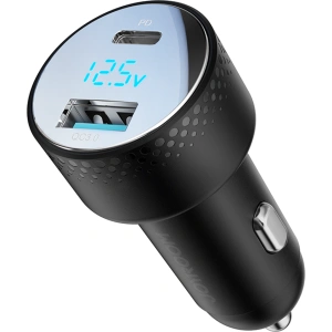Kup Ładowarka samochodowa Joyroom JR-CCD01 USB-C, USB-A 53W LED czarna - JYR747 - {ean13} - Sklep Home Screen