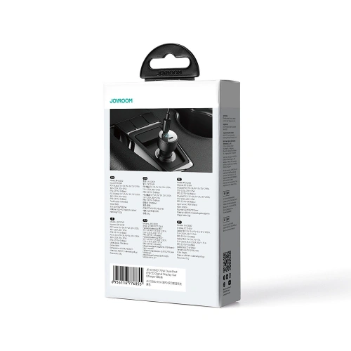 Kup Joyroom Autoladegerät JR-CCD01 USB-C, USB-A 53W LED schwarz - JYR747 - {ean13} - Sklep Home Screen