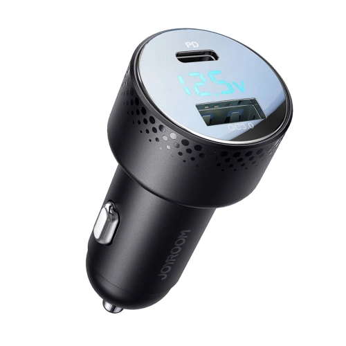 Kup Încărcător auto Joyroom JR-CCD01 USB-C, USB-A 53W LED negru - JYR747 - {ean13} - Sklep Home Screen