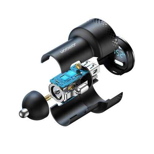 Kup Încărcător auto Joyroom JR-CCD01 USB-C, USB-A 53W LED negru - JYR747 - {ean13} - Sklep Home Screen