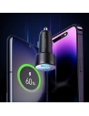 Kup Automobilová nabíječka Joyroom JR-CCD01 USB-C, USB-A 53W LED černá - JYR747 - {ean13} - Sklep Home Screen