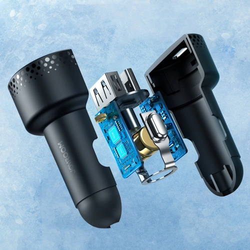 Kup Joyroom Autoladegerät JR-CCD01 USB-C, USB-A 53W LED schwarz - JYR747 - {ean13} - Sklep Home Screen