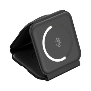 Kup Ładowarka bezprzewodowa magnetyczna Choetech T588-F 3w1 15W (czarna) - CHT60 - {ean13} - Sklep Home Screen