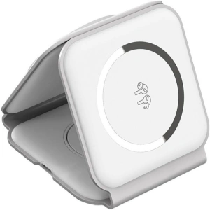 Kup Ładowarka bezprzewodowa magnetyczna Choetech T588-F 3w1 15W (biała) - CHT61 - {ean13} - Sklep Home Screen