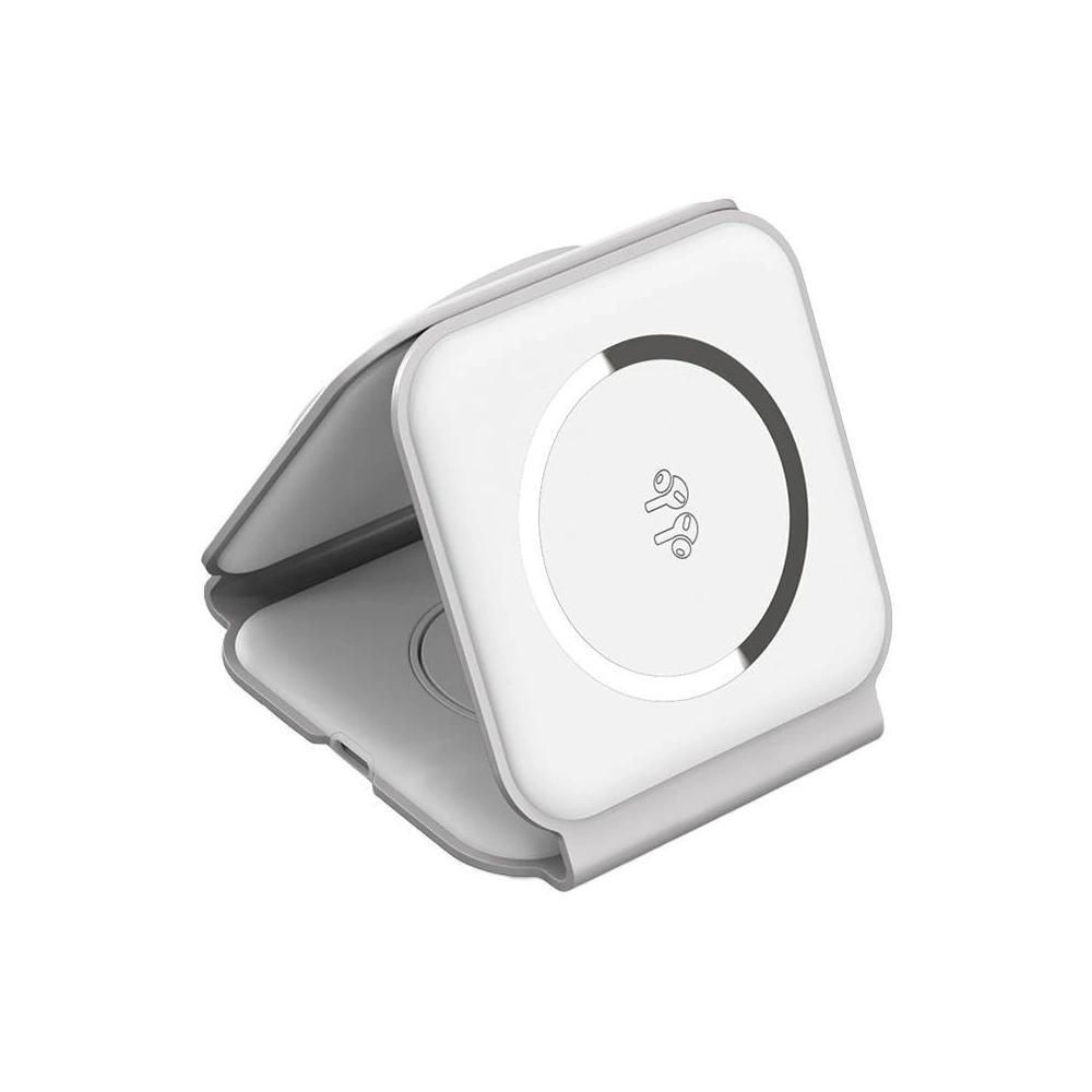 Ładowarka bezprzewodowa magnetyczna Choetech T588-F 3w1 15W (biała)